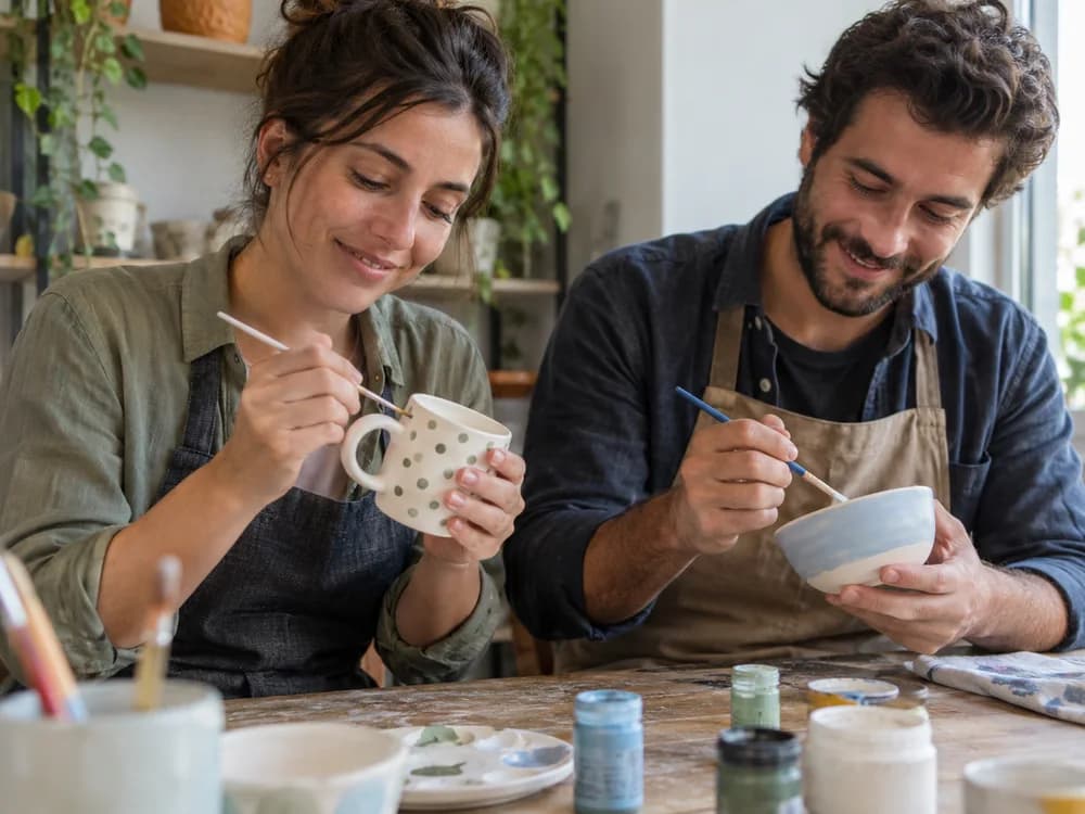 Illustratief sfeerbeeld: Samen keramiek een eigen kleur geven