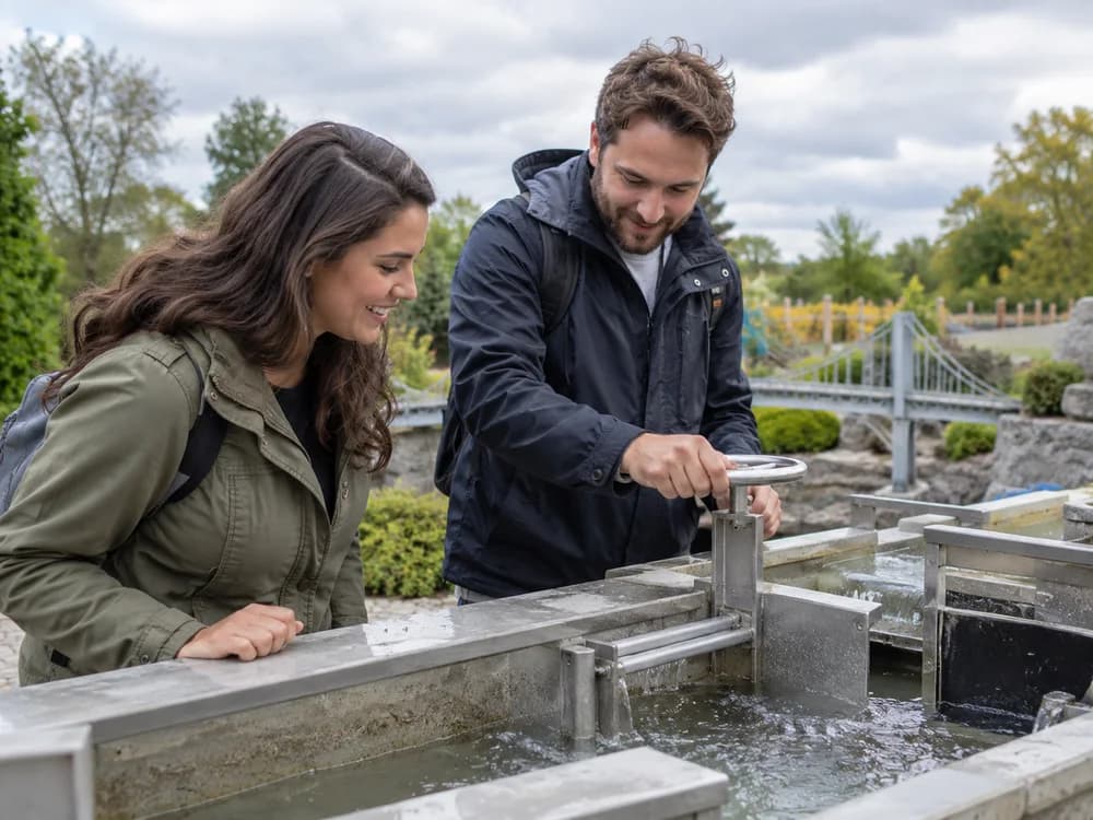 Illustratief sfeerbeeld: Samen een klein waterwerk in beweging zetten