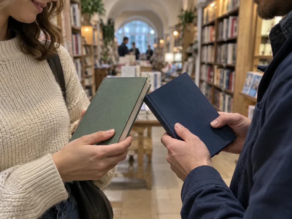 Illustratief sfeerbeeld: Samen een boek voor elkaar uitzoeken